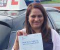 Sivanthini with Driving test pass certificate